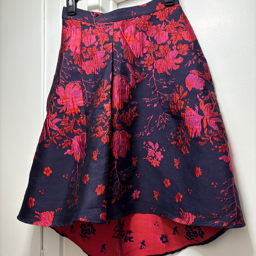 Eva Franco tapestry hi-low skirt - size 4